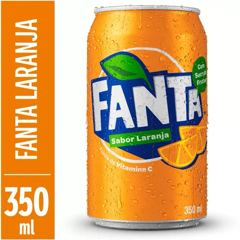 Fanta Laranja Lata 350ml