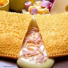 Pastel Queijo e Presunto