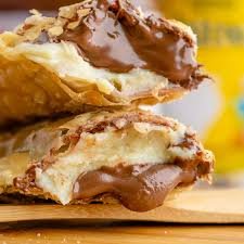 Pastel Nutella e Queijo
