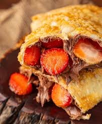 Pastel Nutella e Morango