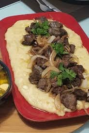 Carne de Sol com Purê de Aipim (400g de Carne + 400g de Purê)