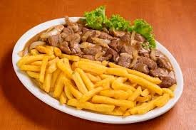 Isca de Filé de Mignon com Batata Frita (400g de Filé + 400g de Batata)