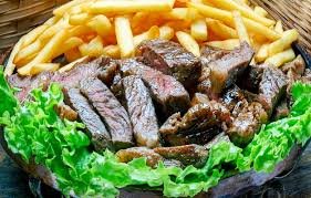 Picanha Fatiada com Batata Frita (400g de Picanha + 400g de Batata)